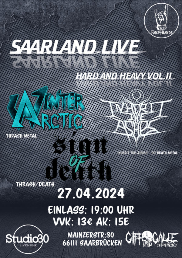 Saarland Live - Hard and Heavy Vol.II